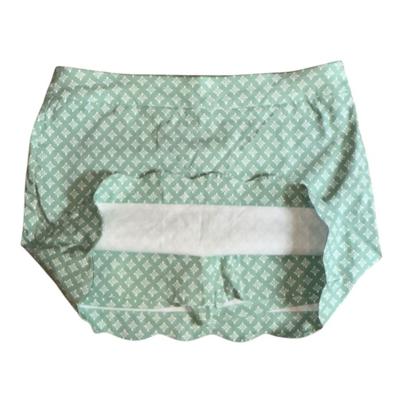 Coral Bay Mint Geometric Mini Skirt - Picture 2 of 4